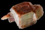 Red and Green, Zoned Apophyllite Cluster with Stilbite - India #168982-1